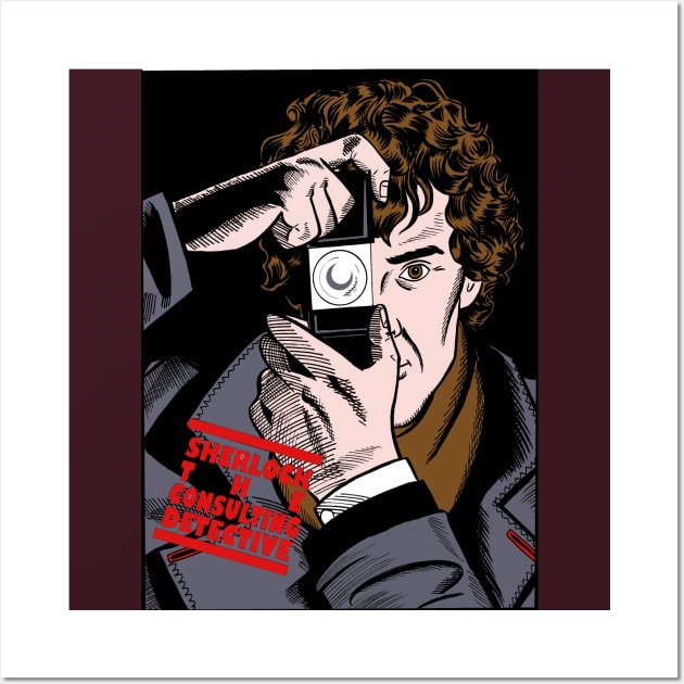 Sherlock The Consulting Detective Wall Art by blakely737